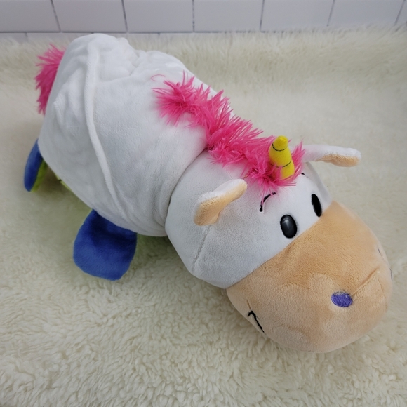FlipaZoo Imogen Dragon Persephone Unicorn Plush - Picture 8 of 16